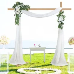 Sale Bryllupsbue i træ - Baggrundsstativ espalier/pergola - 3 x 3 m - Str. L - Naturtræ - Lysegul Buer, Spalier, Lysthuse Uden Tag