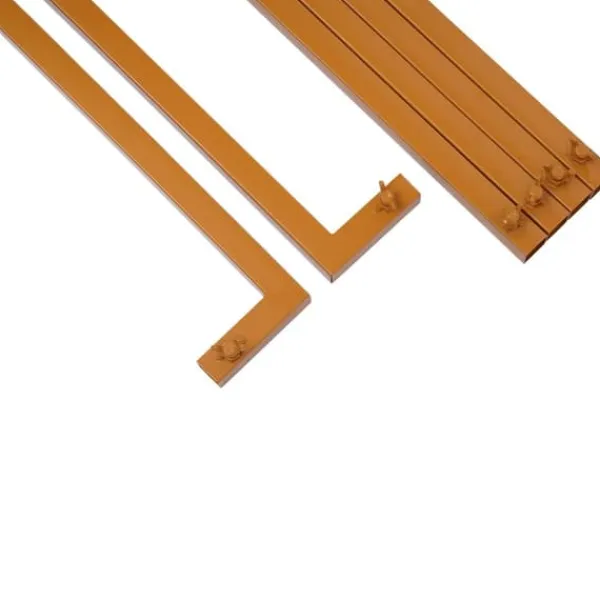 Bryllupsbue, Metalramme, 2X1.5M Dimensioner, Rektangulært Design, Egnet til Forskellige Begivenheder, Holdbar Konstruktion Buer, Spalier, Lysthuse Uden Tag