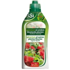 Gødningsmidler^BSI - Mineralgødning - Flydende - Til Geranium - Til Geraniumarter - Vandopløselige sporstoffer - 1L