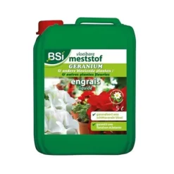 Best BSI - Mineralgødning - Flydende - Til Geranium - Til Geraniumarter - Vandopløselige sporstoffer - 5L Gødningsmidler