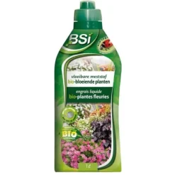 Gødningsmidler^BSI - Organisk gødning - Flydende - Til blomstrende planter - Stimulerer blomstring og vækst - Med sporstoffer 1L - UAB