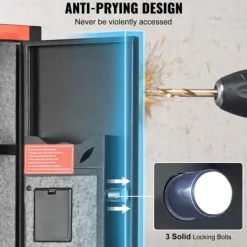 Discount Bøsse Sikring, digitalt tastatur, opbevaring af 3 rifler og 4 pistoler, høj sikkerhed Pengeskabe