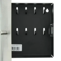 BURG-WÄCHTER QUAD 6204/10 Ni nøgleskab - Magnetisk lås og dør i rustfrit stål Postkasser & Brevindkast