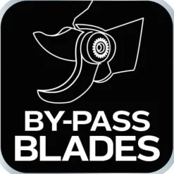 Best Bypass beskæresaks 665 mm, rækkevidde op til 42 mm, gear, teleskophåndtag Haveværktøj