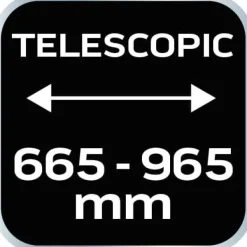 Best Bypass beskæresaks 665 mm, rækkevidde op til 42 mm, gear, teleskophåndtag Haveværktøj