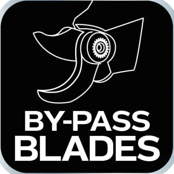 Haveværktøj^Bypass-beskærer 710 mm, rækkevidde op til 45 mm, gear der øger trykket med 30%