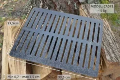 Tilbehør Til Brændeovne & Pejse^CA073 - 33,5 x 27,5 cm