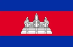 Flag & Vindposer^Cambodjas flag