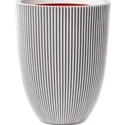 Sale Capi Elegant vas Groove 34x46 cm elfenben 445498 Krukker & Plantebeholdere