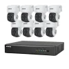 Sikkerhedsmonitorer & Videokameraer^CCTV Sikkerhedskamera System, 1080P Høj Klarhed, Smarte Detektionsfunktioner,8STK, 1T