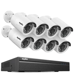 Sale CCTV Sikkerhedssystem, 5MP/3MP Opløsning, IP66 Vandtæt, 8PCS 5MP, Ingen Sikkerhedsmonitorer & Videokameraer