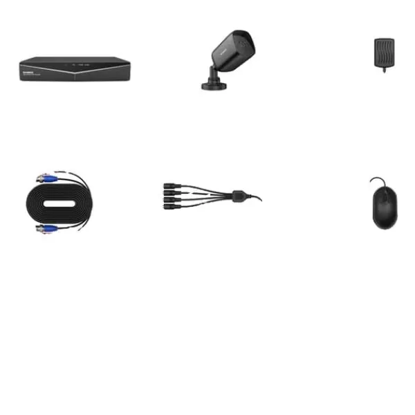 Sikkerhedsmonitorer & Videokameraer^CCTV-system, 8CH DVR, 2MP kamera, Ingen med 8 kameraer