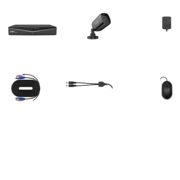 Sikkerhedsmonitorer & Videokameraer^CCTV-system, 8CH DVR, 2MP kamera, Ingen med 8 kameraer