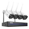 Online CCTV-system, 5MP opløsning, fjernovervågning,Ingen, 8CH NVR 4Pcs Kamera Sikkerhedsmonitorer & Videokameraer