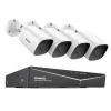 Best CCTV-system, 1080P opløsning, 4 kameraer inkluderet,4CH DVR 4 Kamera, 1T Sikkerhedsmonitorer & Videokameraer