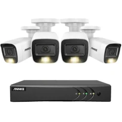 Sikkerhedsmonitorer & Videokameraer^8CH DVR CCTV Sikkerhedssystem, 5MP Ultra HD Opløsning, Infrarød Nattesyn,2T, 3K CMOS Kamera-b