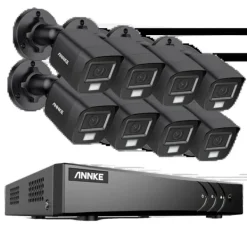 Hot 8CH DVR CCTV Sikkerhedssystem, 5MP Ultra HD Opløsning, Infrarød Nattesyn,2T, 3K CMOS Kamera-c Sikkerhedsmonitorer & Videokameraer