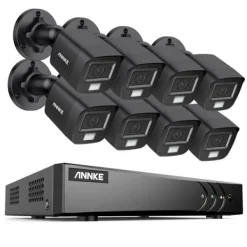Hot 8CH DVR CCTV Sikkerhedssystem, 5MP Ultra HD Opløsning, Infrarød Nattesyn,2T, 3K CMOS Kamera-c Sikkerhedsmonitorer & Videokameraer