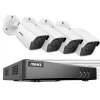 New 8CH DVR CCTV Sikkerhedssystem, 5MP Ultra HD Opløsning, Infrarød Nattesyn,5MP CMOS Kamera-a, 4T Sikkerhedsmonitorer & Videokameraer