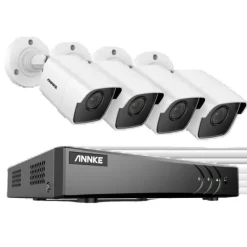 New 8CH DVR CCTV Sikkerhedssystem, 5MP Ultra HD Opløsning, Infrarød Nattesyn,5MP CMOS Kamera-a, 4T Sikkerhedsmonitorer & Videokameraer