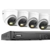Outlet 8CH NVR Sikkerhedssystem, 8MP Høj Opløsning, Fjernadgangsfunktionalitet,8CH NVR 4PCS Kamera-a, 2T Sikkerhedsmonitorer & Videokameraer
