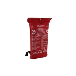 Brandtæppe^CHACON Brandtæppe - Glasfiber - 120 cm - Rød