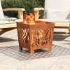 Hot Checker plader 2 stk. Aluminium, Skridsikker og Vandafvisende | Størrelse: 100x50 cm | Farve: Sølv Pejse