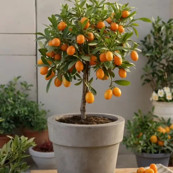 Outlet Citrontræ - Sæt med 3 - Citrus limon - Højde 25-40cm - ⌀9cm Krukkeplanter Indendørs