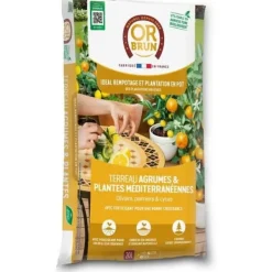 New Citrus- og middelhavsplantejord - BROWN GOLD - OBRTAG20N - 20 L Jord & Sand