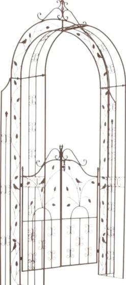 Classic Garden Arch - Rose Arch - Stål robust, perfekt som klatrehjælp Buer, Spalier, Lysthuse Uden Tag