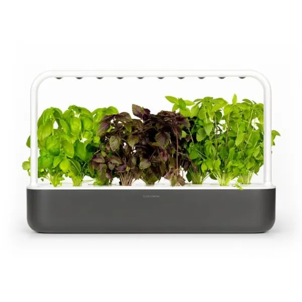 Discount Click & Grow - Smart Garden 9 Startsæt (Farve: Mørkegrå) (SG9S8UNI) Kit Til Plante- & Urtedyrkning