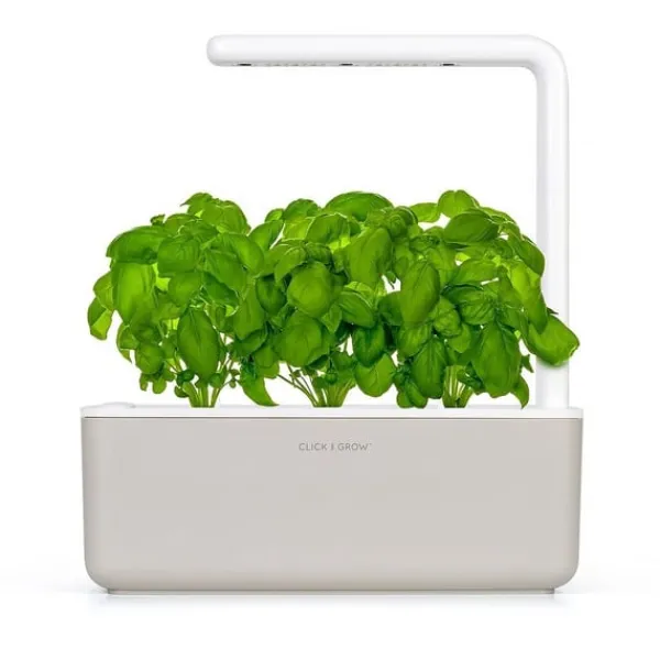 Hot Click & Grow Smart Garden 3 Starter Kit - Mellow Beige (SGS7UNI) - Effortless Indoor Herb Garden Kit Til Plante- & Urtedyrkning