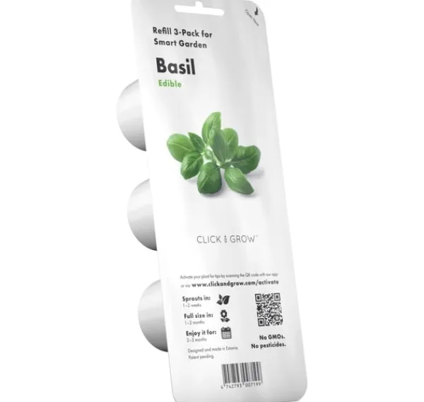 Online Click & Grow Smart Garden refill Basilikum 3 stk Kit Til Plante- & Urtedyrkning