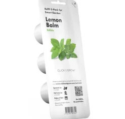 Sale Click & Grow Smart Garden refill Citronmelisse 3 stk Kit Til Plante- & Urtedyrkning