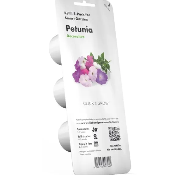 Blomster^Click & Grow Smart Garden refill Petunia 3stk