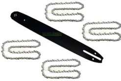 Havemaskiner^40cm 1,3mm 3/8" 57 TG Sværd + 4 kæde for Makita DUC 353 DUC353 Z motorsav