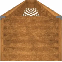 Plantningsbænke^Cortenstål højbed 1152x50x36 cm - Holdbart og dekorativt | Farve: Brun | Størrelse: 1152x50x36 cm
