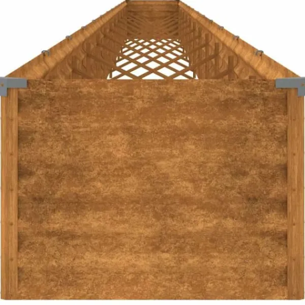 Plantningsbænke^Cortenstål højbed 1152x50x36 cm - Holdbart og dekorativt | Farve: Brun | Størrelse: 1152x50x36 cm
