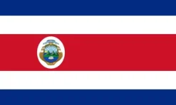 Flag & Vindposer^Costa Rica flag