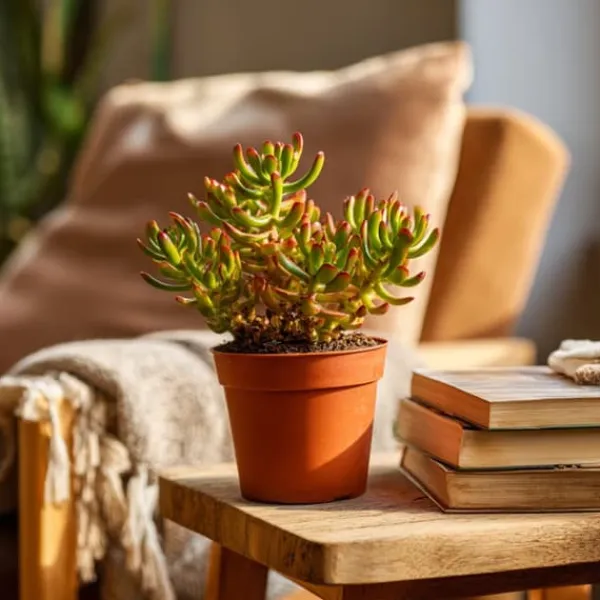 Online Crassula sukkulent - 2 stk. - Crassula ovata 'Hobbit' - Højde 10-20cm - ⌀12cm Krukkeplanter Indendørs