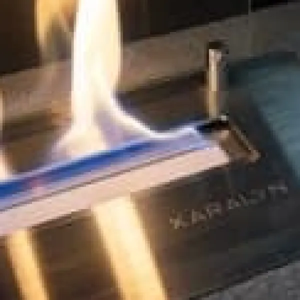 Pejse^Cuneo bio-ethanol bordovn - Indendørs og udendørs - Betonlook - 2KW varme