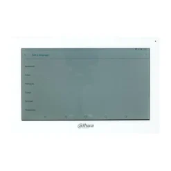 Sikkerhedsmonitorer & Videokameraer^Dahua VTH5341GW-W Digital Indendørs Monitor, 10-Tommer Skærm, To-Vejs Taleopkald, Elevator Kontrol