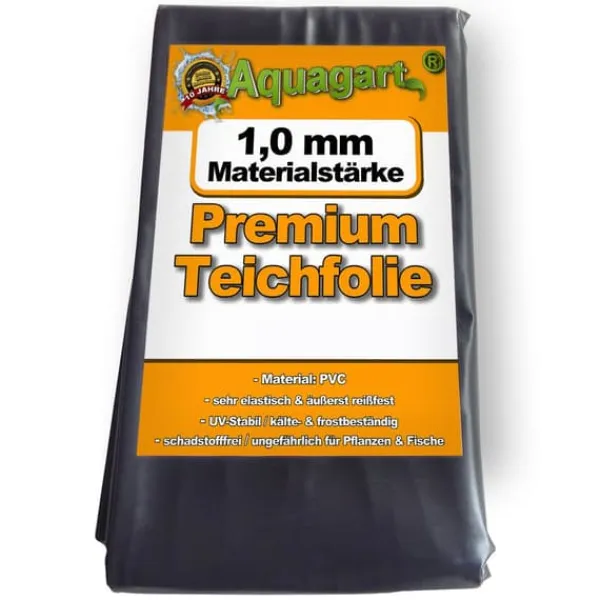 Clearance Dam liner PVC 10 m x 2 m 1,0 mm Sort Have dam liner Springvand & Damme