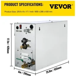 Sale Dampgenerator, 44,5x18,2x31,3 cm, rustfrit stål Sauna