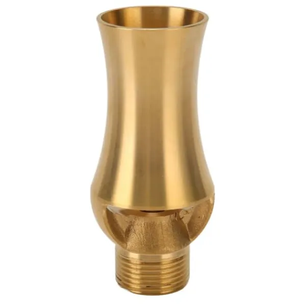 Springvand & Damme^Damsprinkler Vandfontænedyse Kobber Istårn Cascade Cedersprøjtehoved til Havedam G1/2 G3/4 Universal 9,5 cm