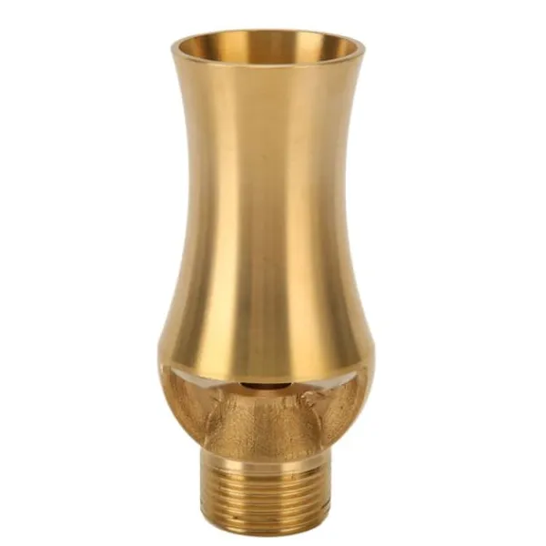 Springvand & Damme^Damsprinkler Vandfontænedyse Kobber Istårn Cascade Cedersprøjtehoved til Havedam G1/2 G3/4 Universal 9,5 cm