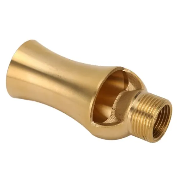 Springvand & Damme^Damsprinkler Vandfontænedyse Kobber Istårn Cascade Cedersprøjtehoved til Havedam G1/2 G3/4 Universal 9,5 cm