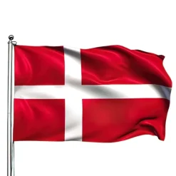 Online Danmark Flag - 150 x 90 cm Flag & Vindposer