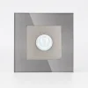 Bevægelsesdetektorer^DC SMART HOME grå bevægelsessensor med glasramme__