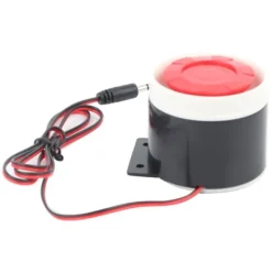 Outlet DC 12V Kablet Mini Alarmhorn Hjemmesikkerhed 110 dB Lydalarmeringssystem Hjemmealarmsystemer